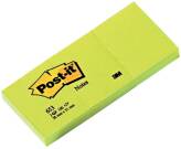 Bloczek samoprzylepny POST-IT®, 38x51mm, 3x100 kart., żółty