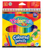 Kredki ołówkowe heksagonalne Colorino Kids PATIO 24 kolory