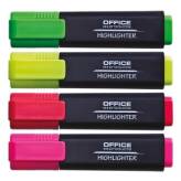 Zakreślacz fluorescencyjny OFFICE PRODUCTS 1-5mm (linia) 4szt. mix kolorów