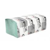 Ręczniki składane ZZ makulaturowe ekonomiczne OFFICE PRODUCTS, 1-warstwowe, 4000 listków, 20szt. zielone
