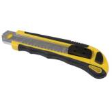 Nóż pakowy DONAU Professional gumowa rękojeść z blokadą żółto-czarny