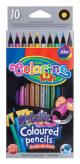 Kredki okrągłe metaliczne Colorino Kids  PATIO  10 kolorów