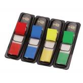 Zakładki indeksujące POST-IT® (683-4) PP 12x43mm 4x35 kart. mix kolorów