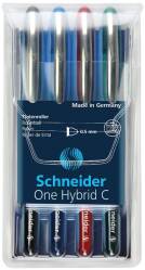 Pióro kulkowe Schneider 0,5 mm ONE Hybrid C 4 sztuk miks kolorów