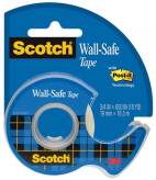 Taśma klejąca SCOTCH® Wall-Safe, bezpieczna dla ścian, na podajniku, transparentna